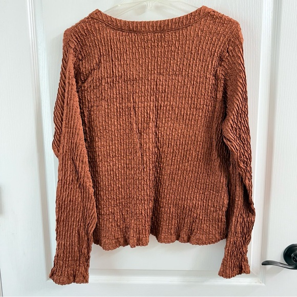 DR2 Brown Textured Women's Sweater - Picture 7 of 7